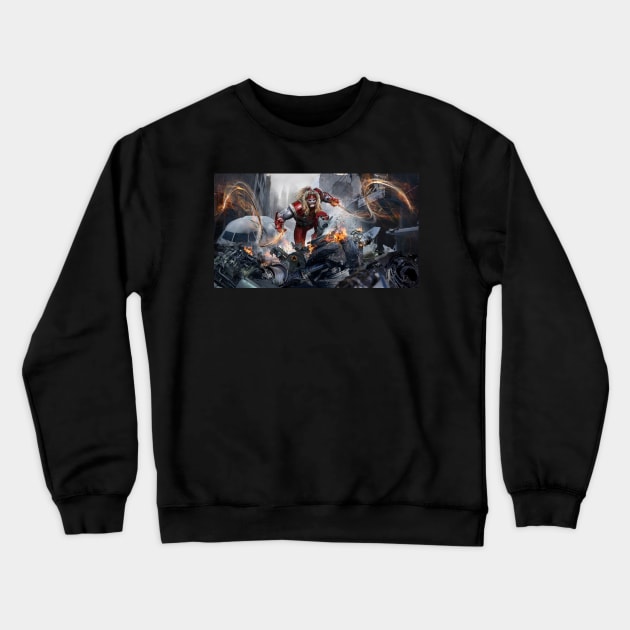 Omega Red Crewneck Sweatshirt by uncannyknack